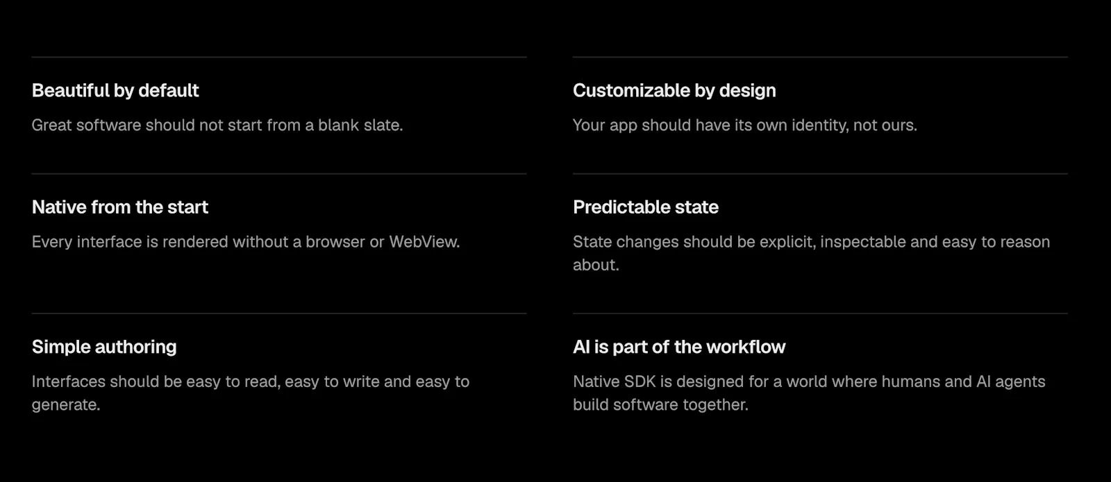Native SDK screenshot 2