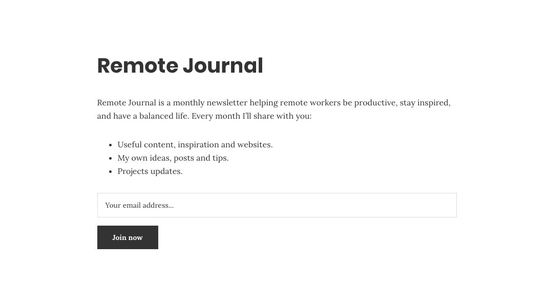 Remote Journal gallery image
