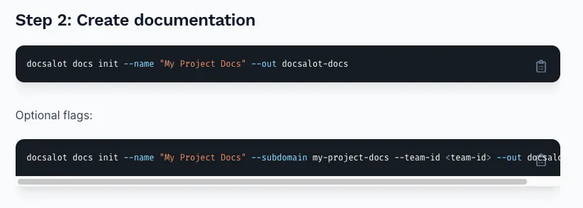 DocsAlot CLI 截图 7