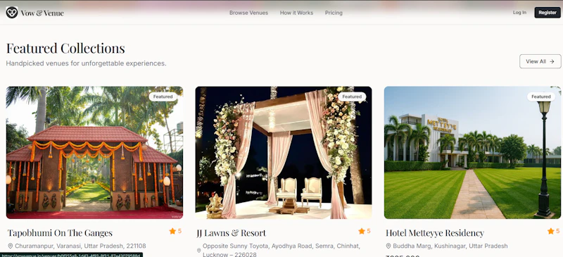 Vow & Venue screenshot 4