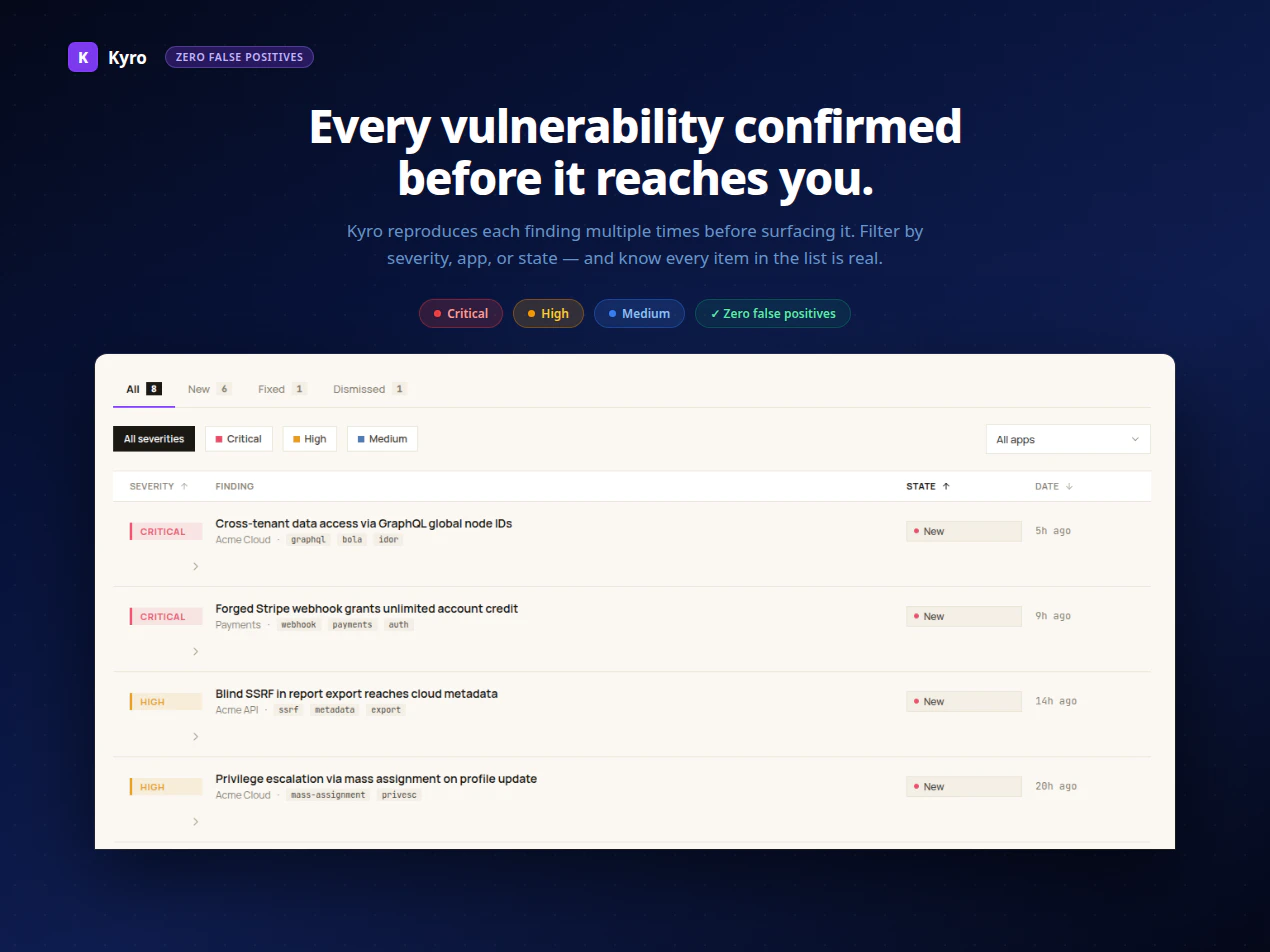 Kyro screenshot 1