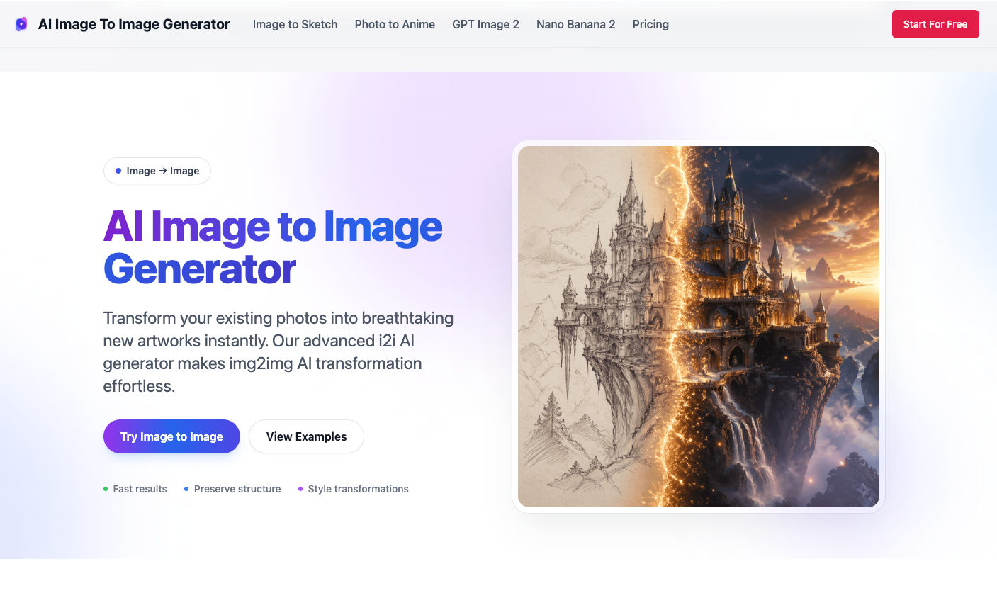 AI Image to Image Generator gallery image