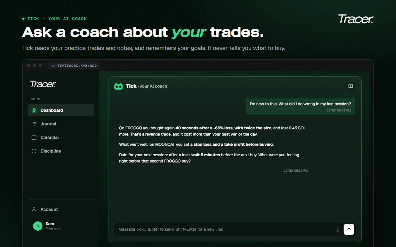 Tracer screenshot 6