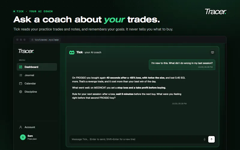 Tracer screenshot 6