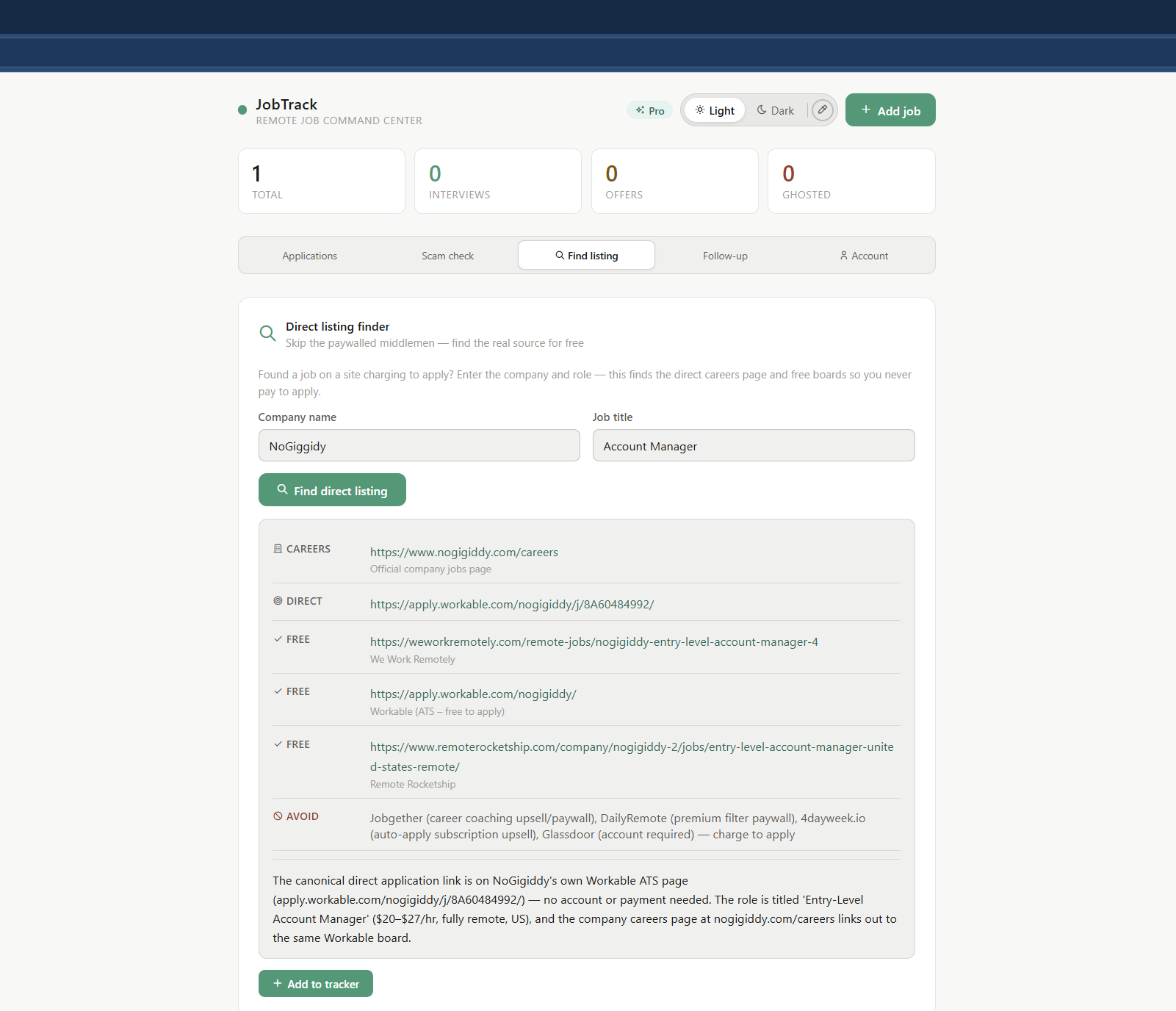 JobTrack gallery image