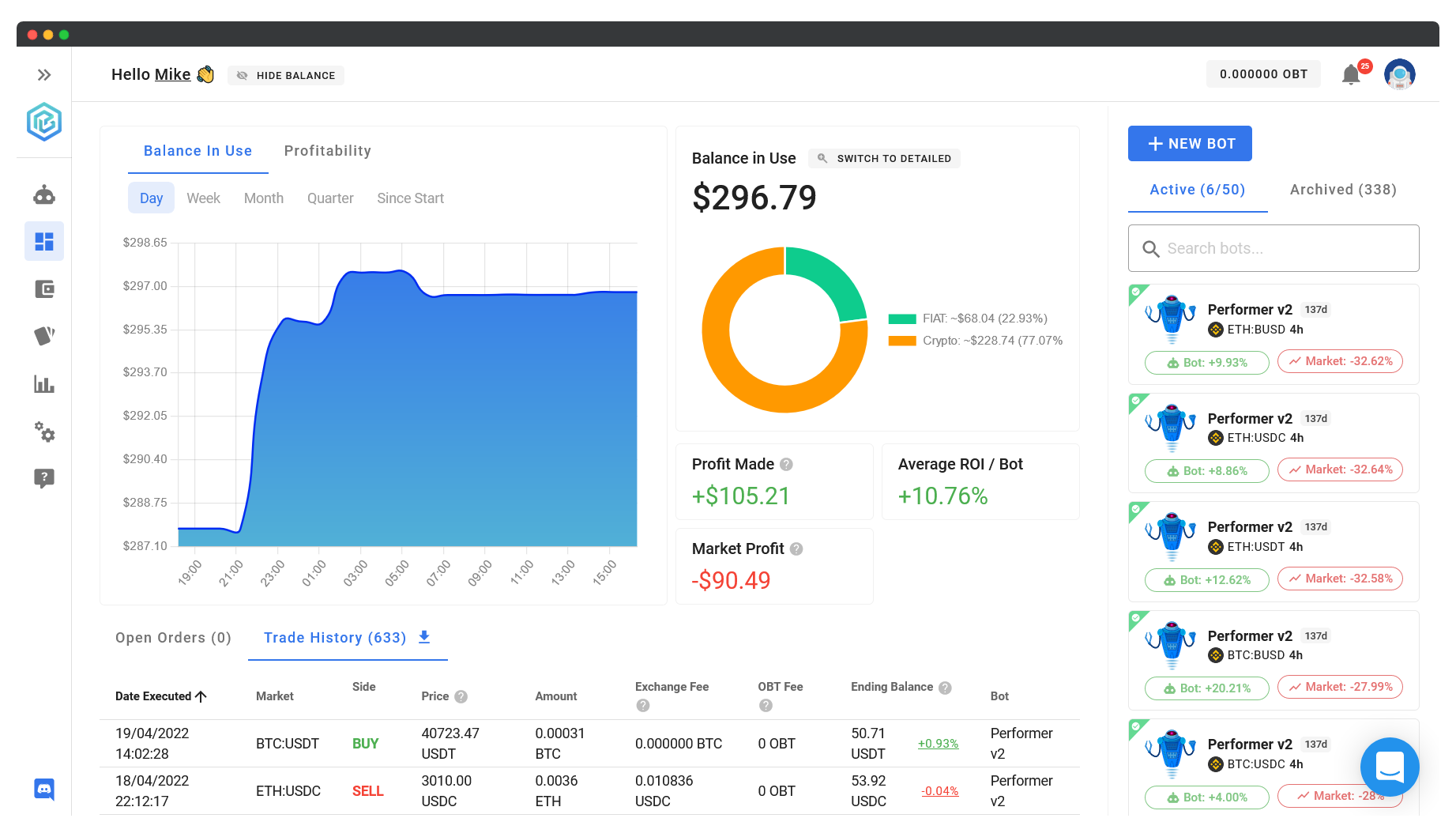 One Button Trader gallery image