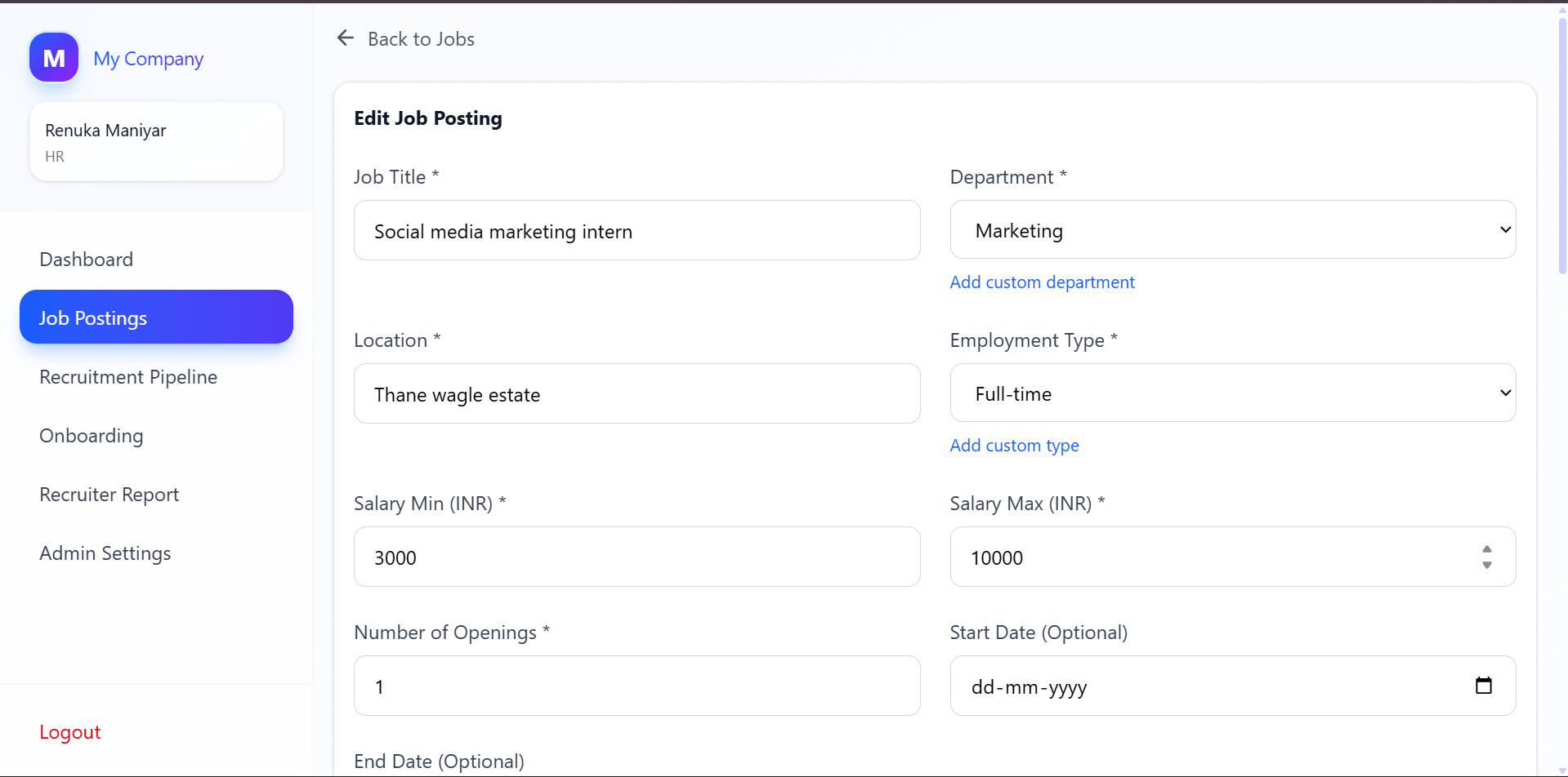 Recruitment Module gallery image