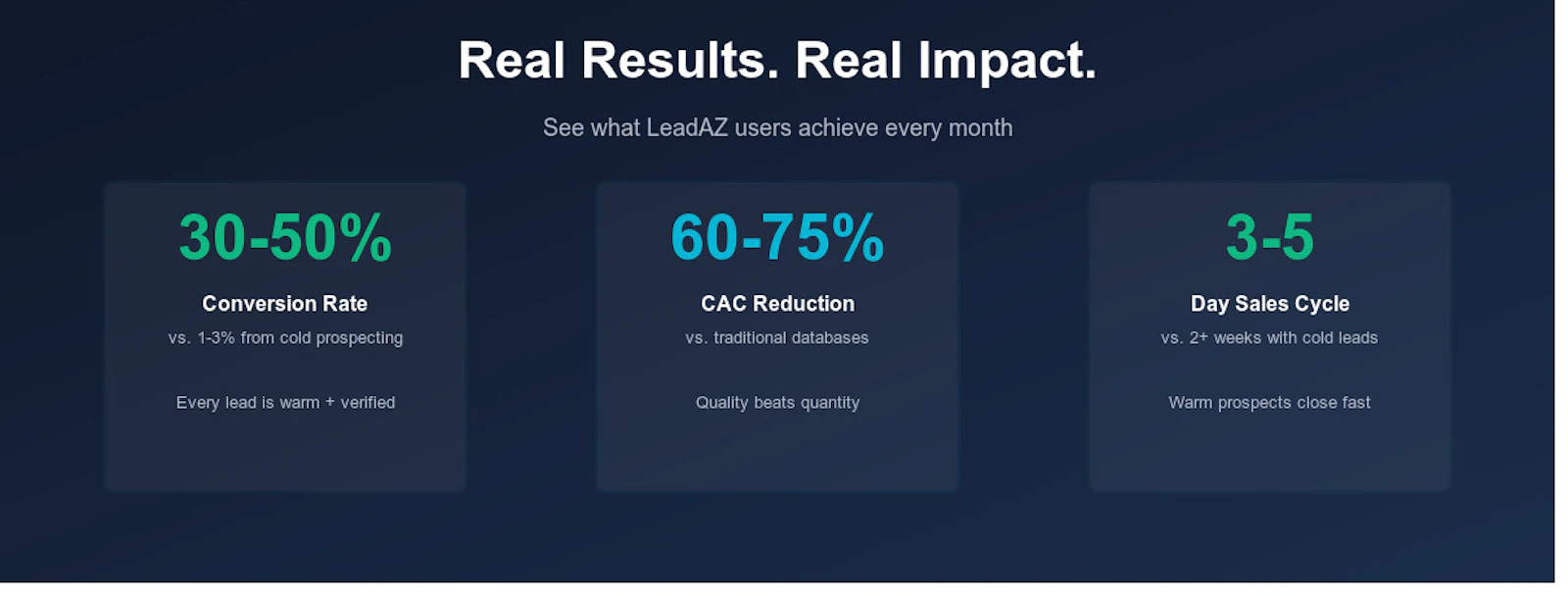 LeadAZ screenshot 2
