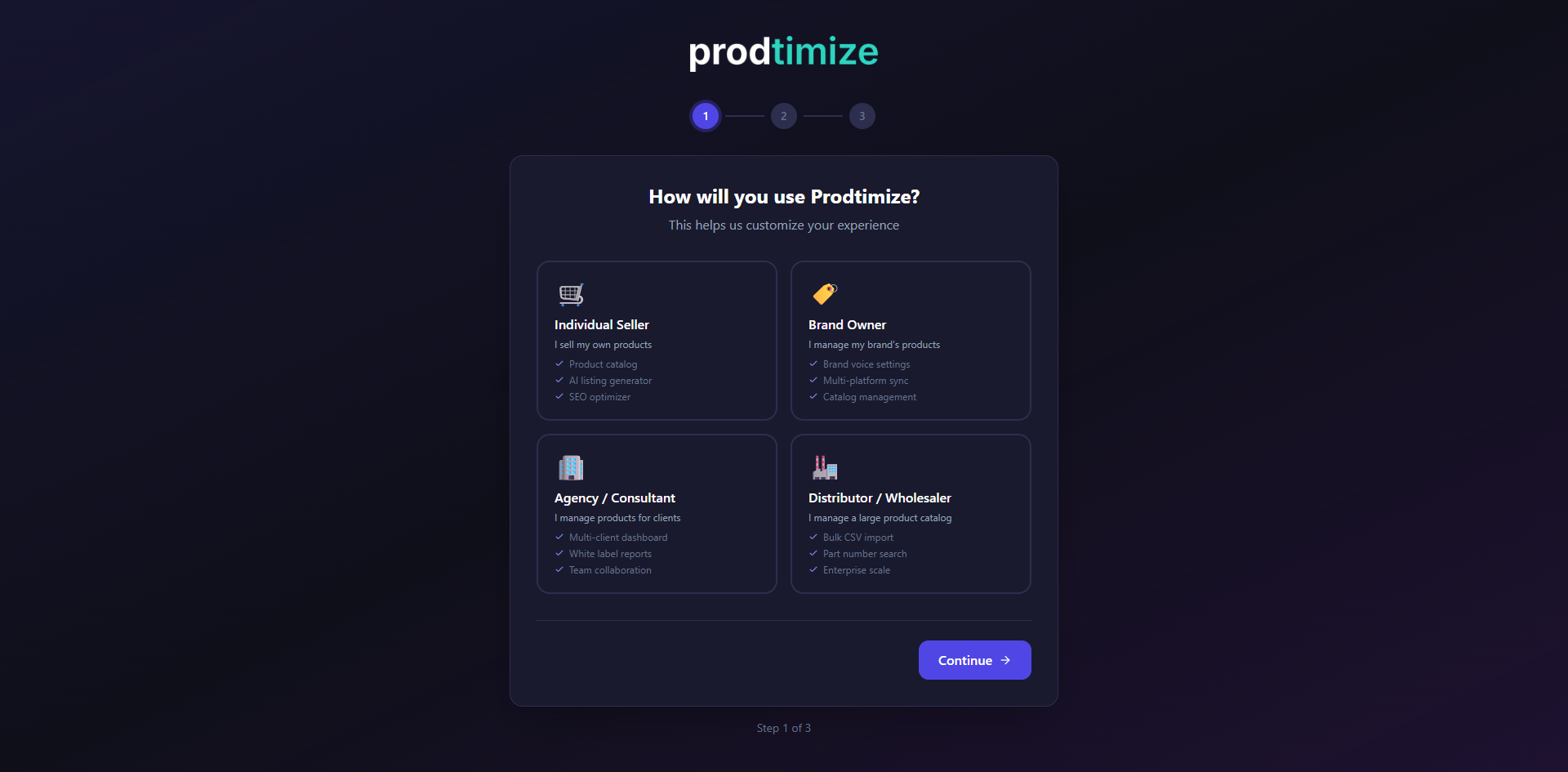 Prodtimize gallery image