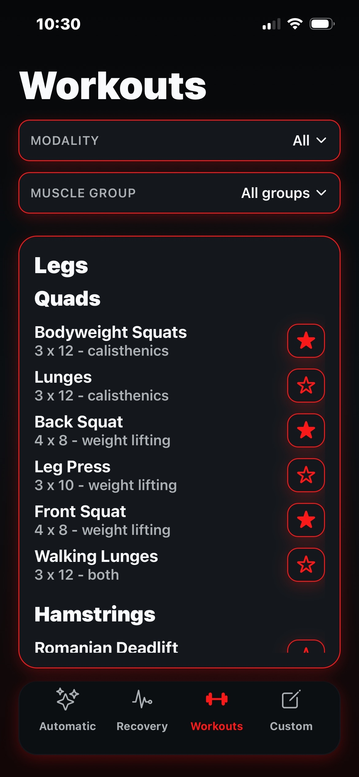 Forma - Workout Generator gallery image