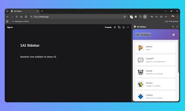 1AI Sidebar – ChatGPT, More Models gallery image