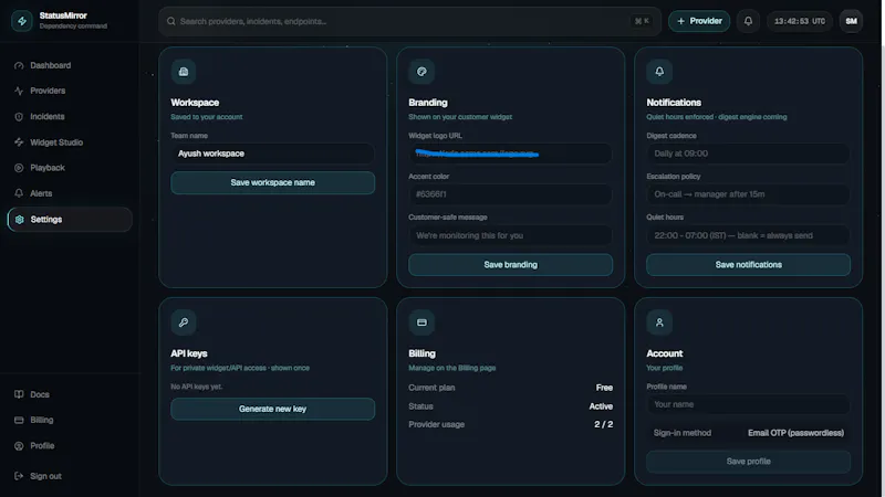 StatusMirror screenshot 9