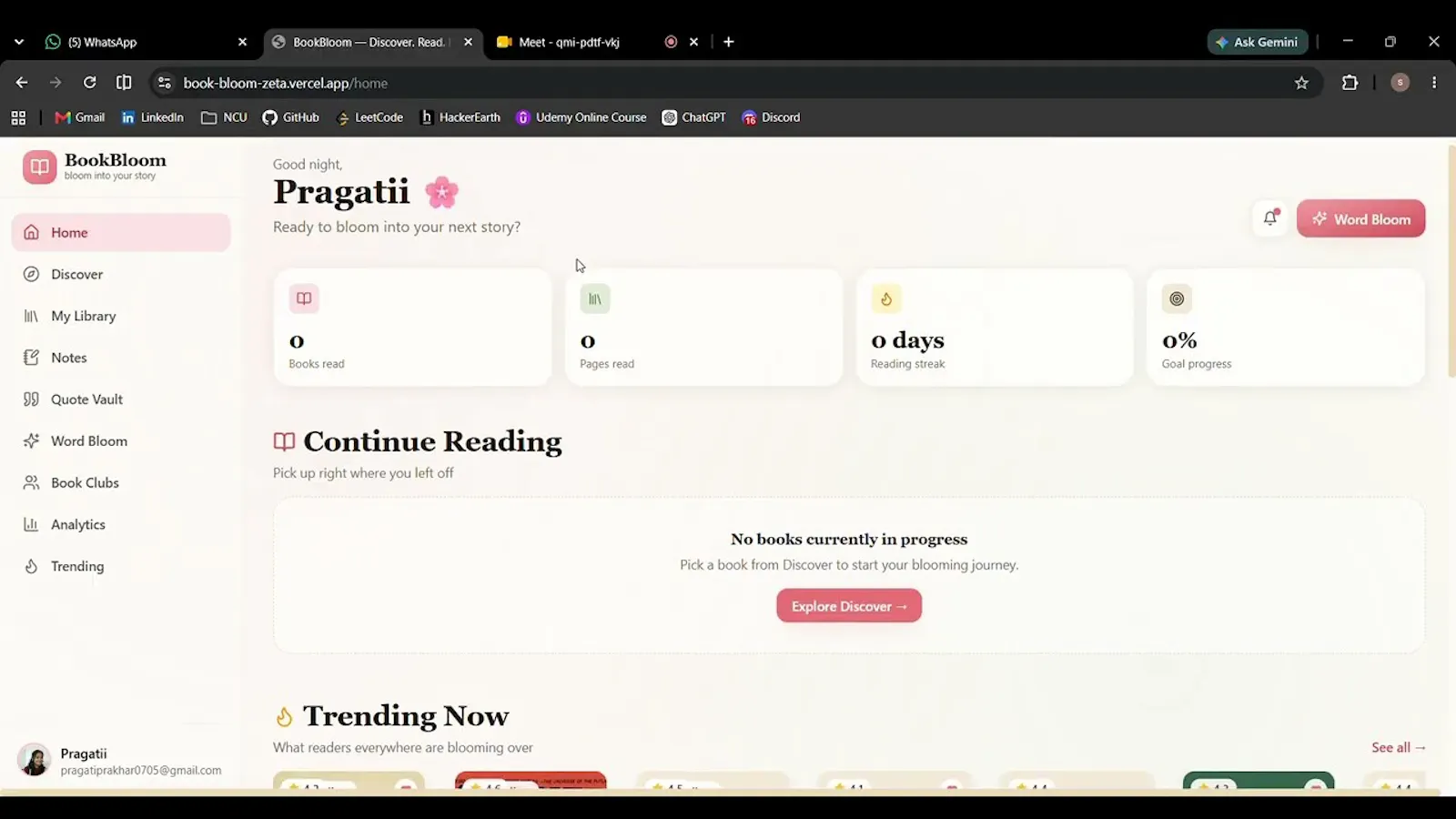 BookBloom  screenshot 1 (video preview)