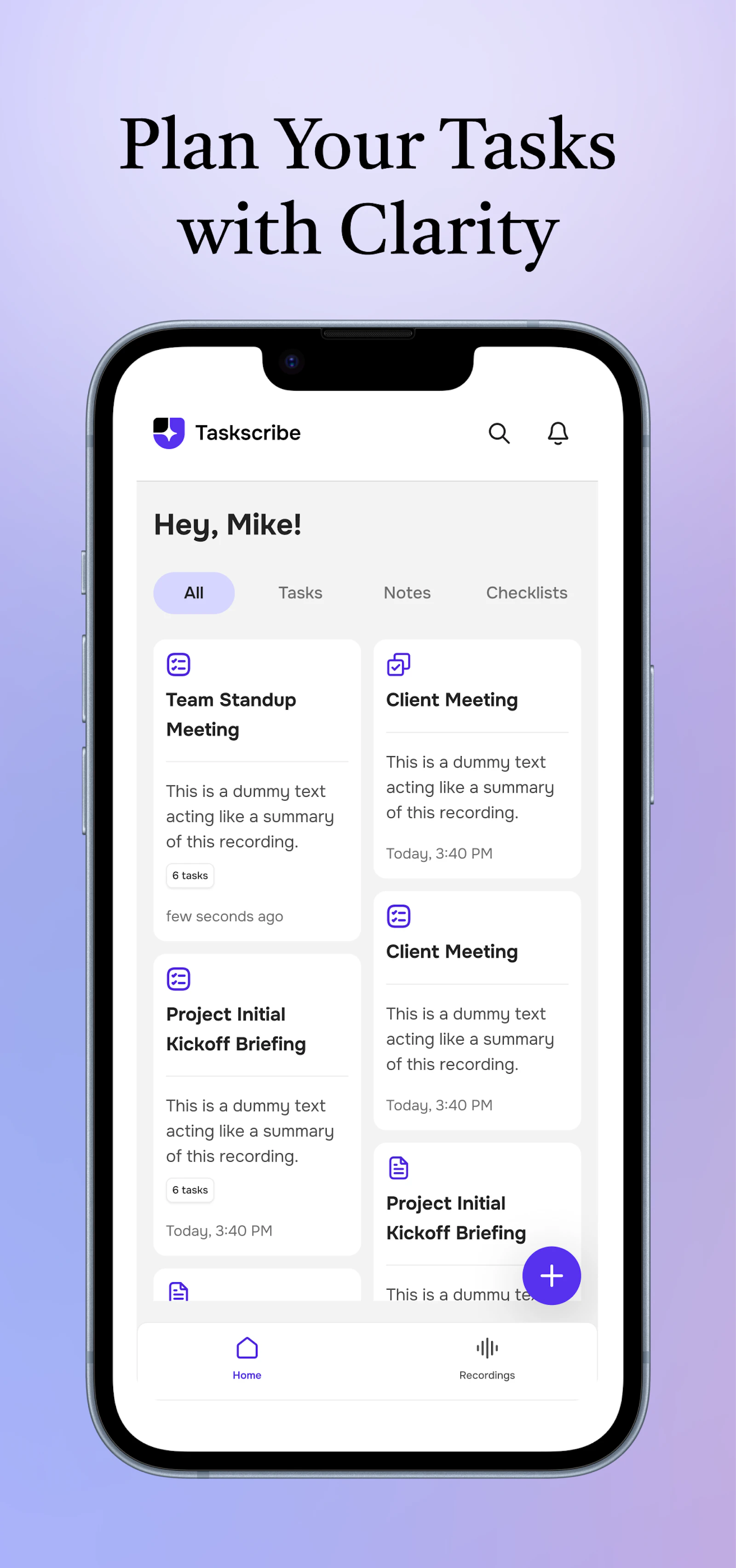 Taskscribe AI: Speak to Create Tasks screenshot 3