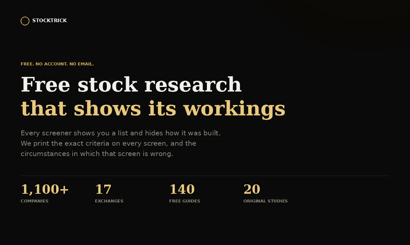 StockTrick screenshot 1