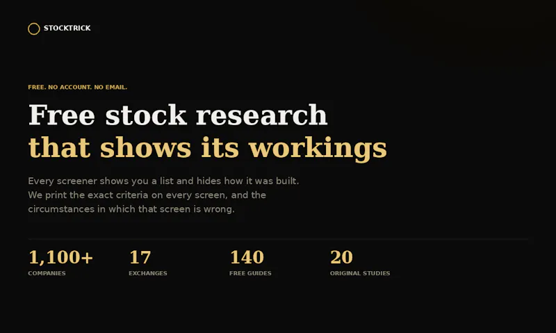 StockTrick screenshot 1