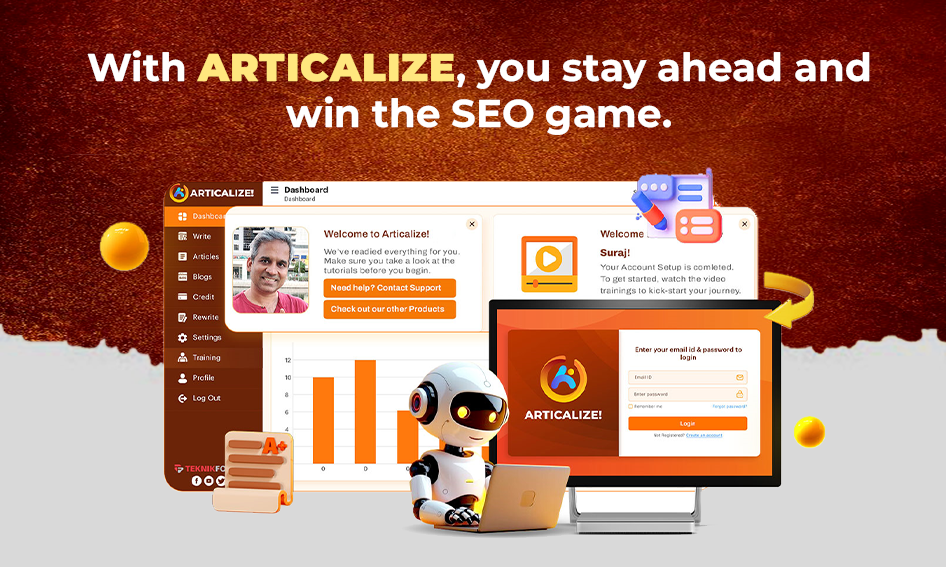 Mídia 2 de Articalizar - Crie artigos de blog de alta qualidade de qualquer fonte