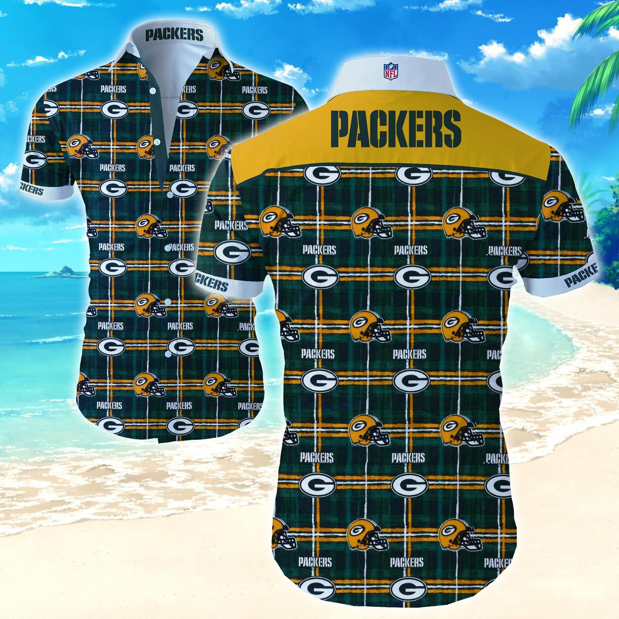 Packers Hawaiian shirt gallery image
