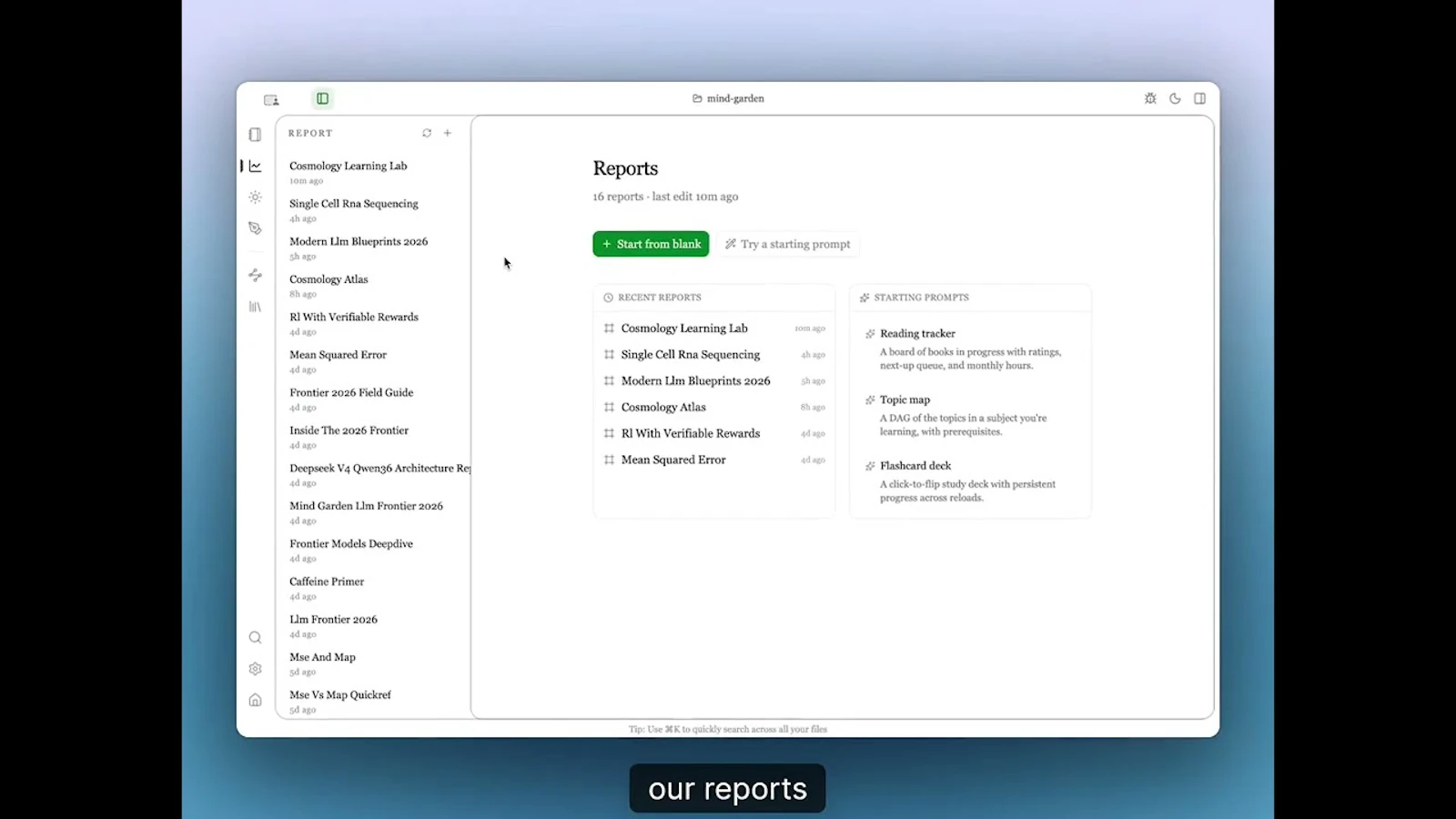 Noteshell screenshot 1 (video preview)