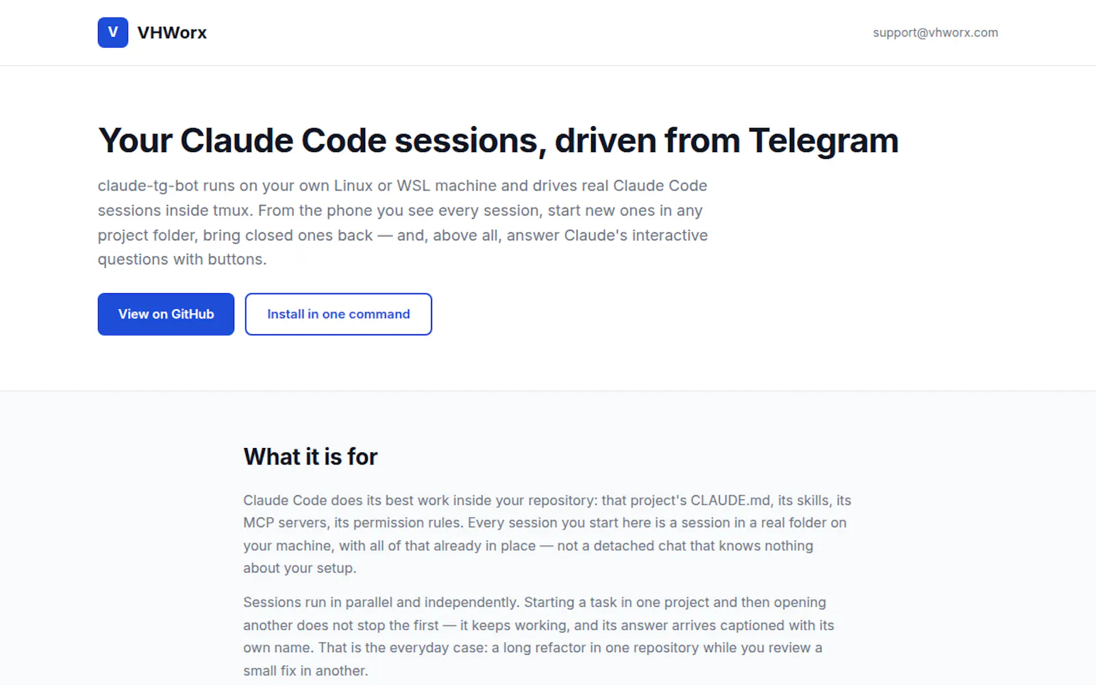 claude-tg-bot screenshot 1