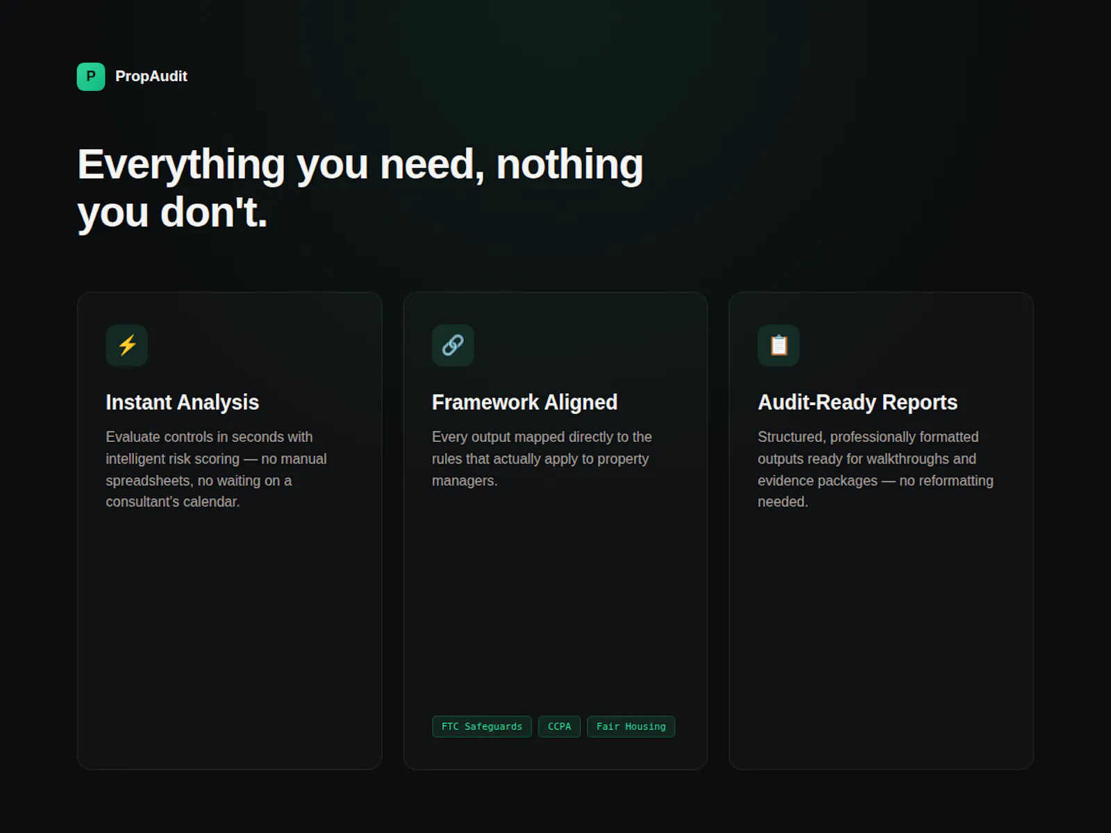 PropAudit screenshot 4