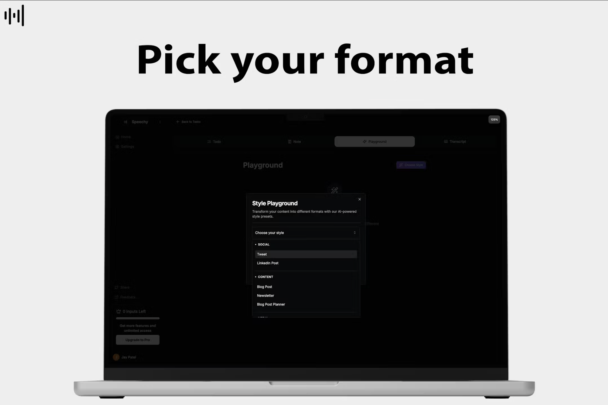 Speechy gallery image