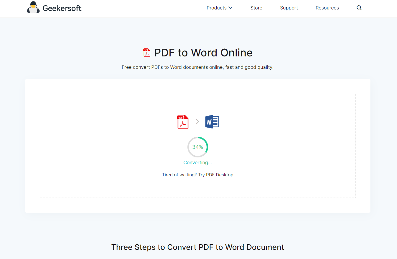 Geekersoft Free PDF to Word gallery image
