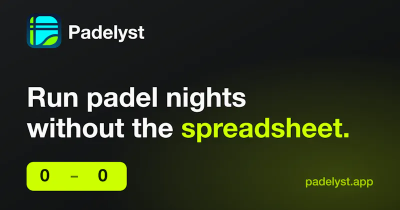Padelyst screenshot 1
