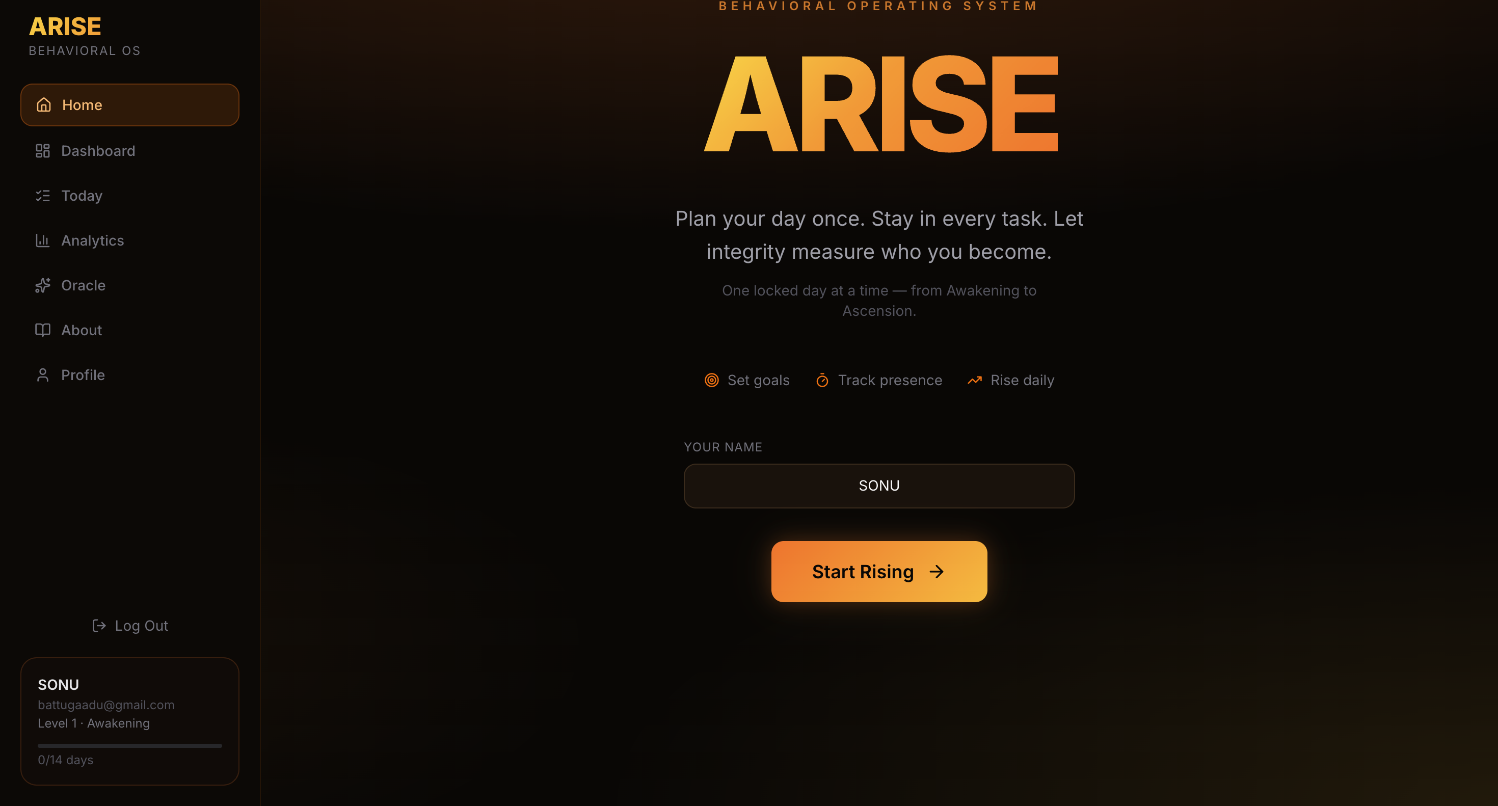 ARISE — Behavioral Operating System gallery image
