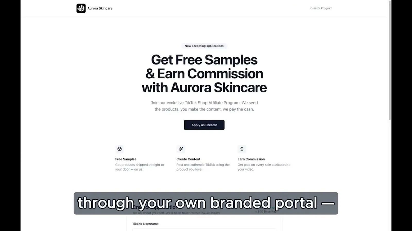 CreatorFlow screenshot 1 (video preview)