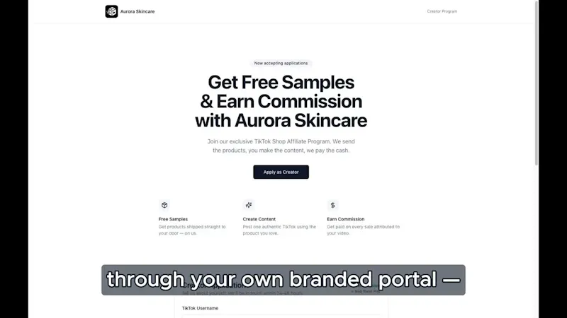 CreatorFlow screenshot 1 (video preview)