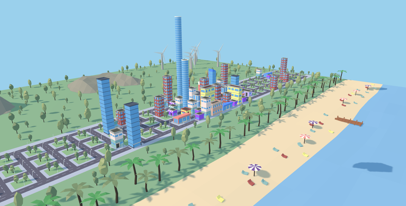 GitHub City - Create a 3D city from your GitHub contributions media 3