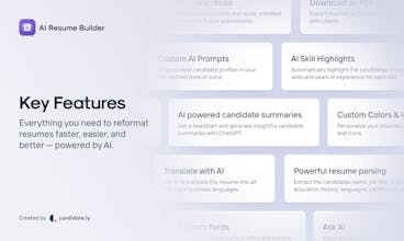 AI Resume Builder for Recruiters gallery image