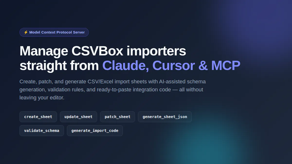 CSVBox MCP Server gallery image