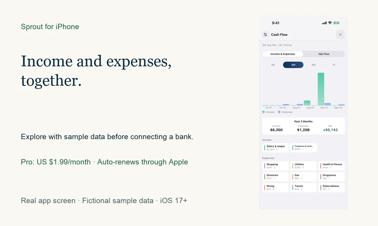 Sprout: Finance Companion gallery image