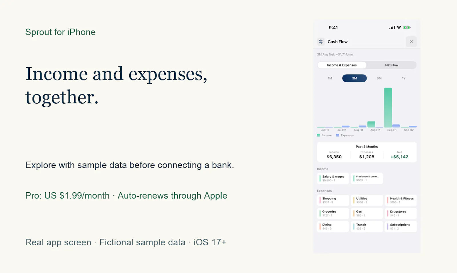 Sprout: Finance Companion screenshot 2