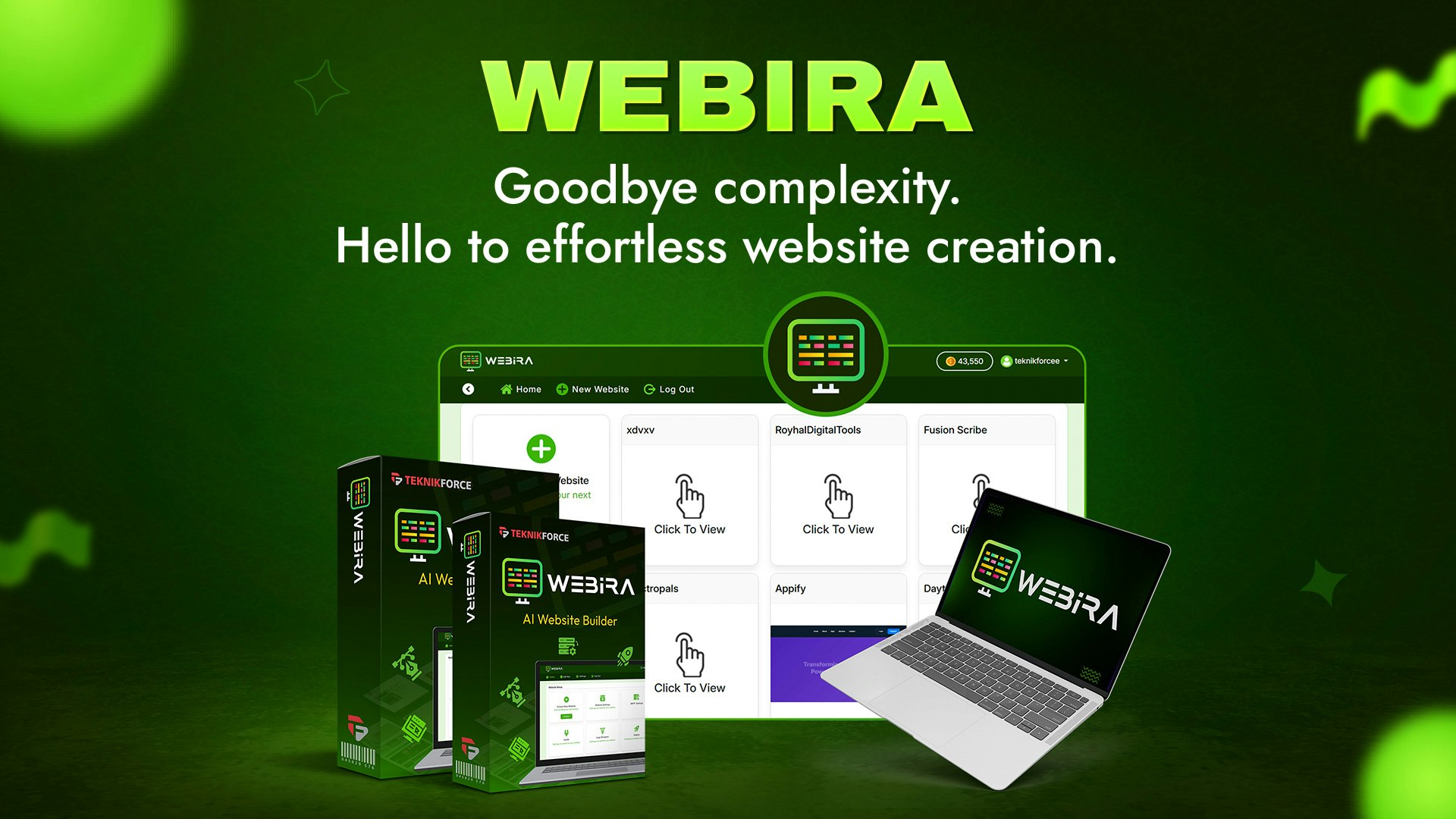 Webira - AI Website Creator gallery image