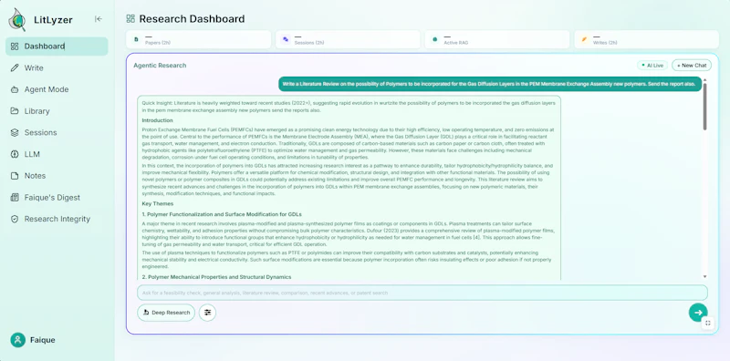 LitLyzer - Research Intelligence screenshot 5