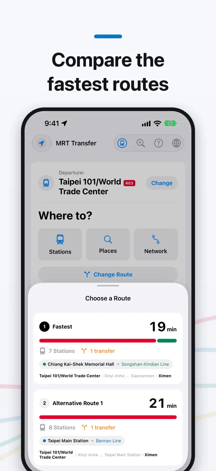 Taipei MRT Transfer Map gallery image