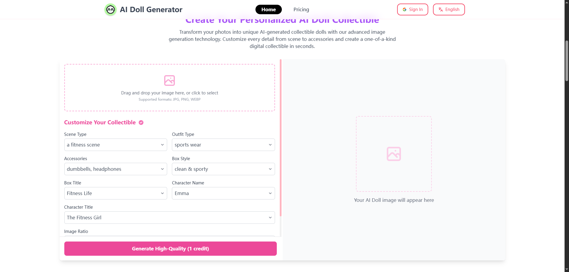 AI Doll Generator gallery image