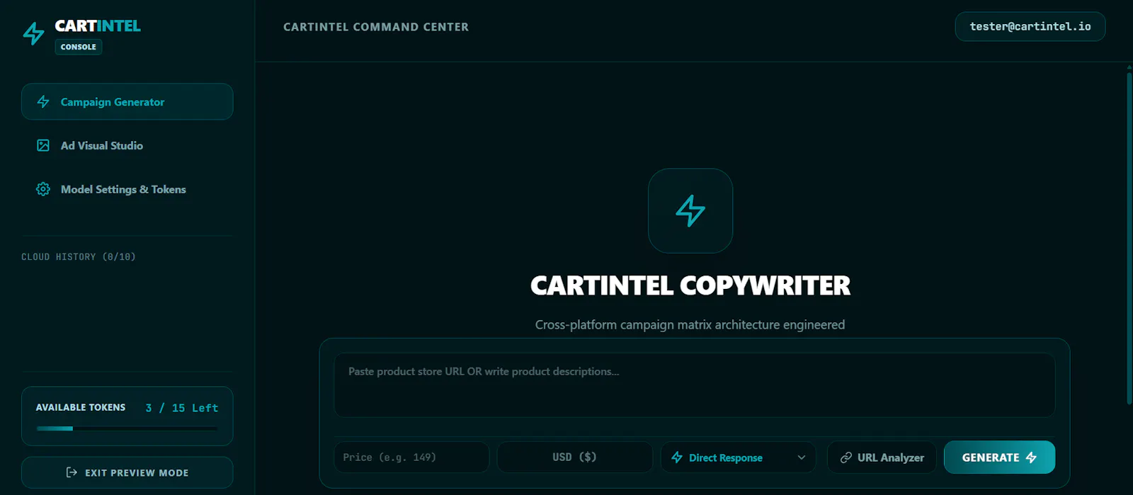 CartIntel AI screenshot 2