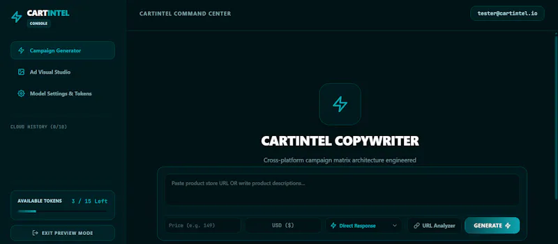 CartIntel AI screenshot 2