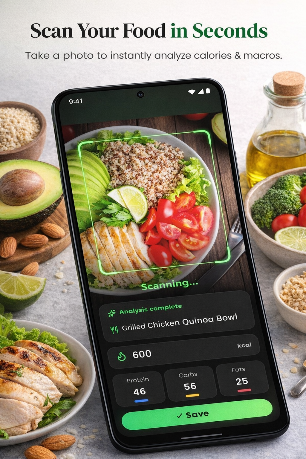 Connect Nutrition AI - Screenshot 2 showing product features and functionality