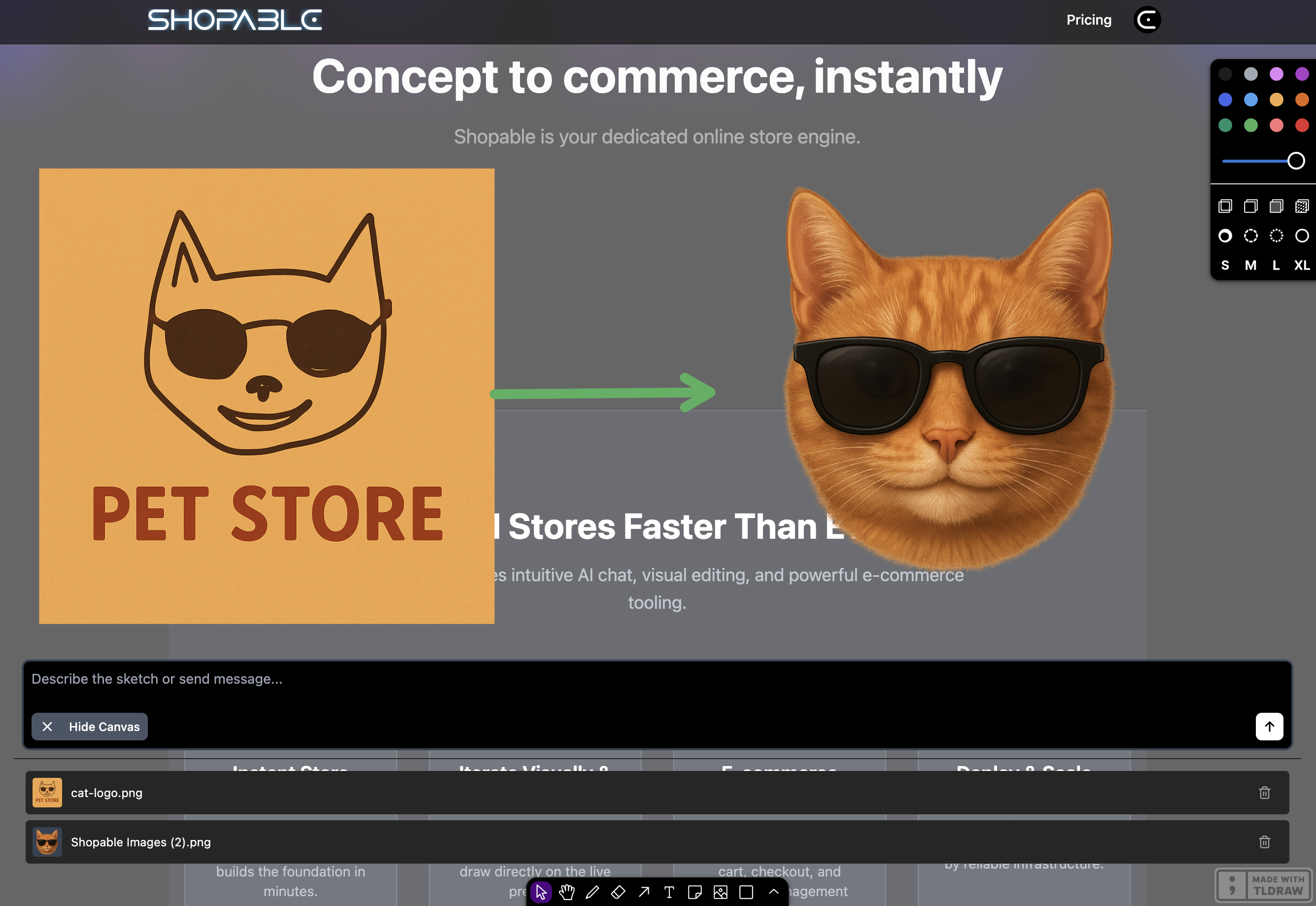 Shopable gallery image