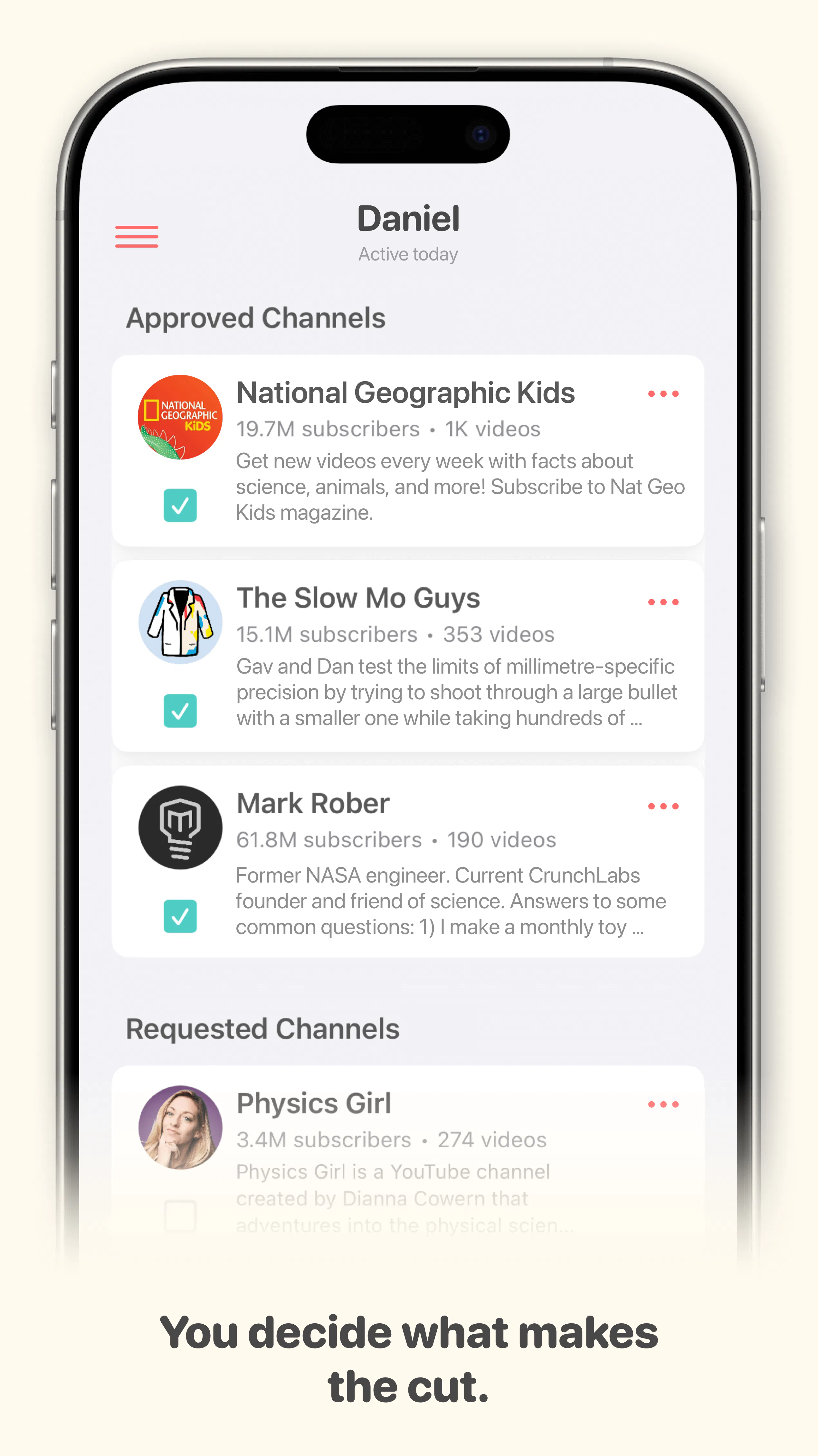 Visor: Parent-Approved YouTube gallery image