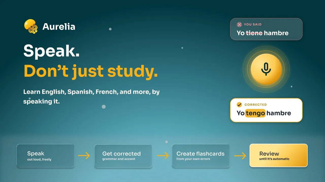  Aurelia: AI Language Tutor gallery image