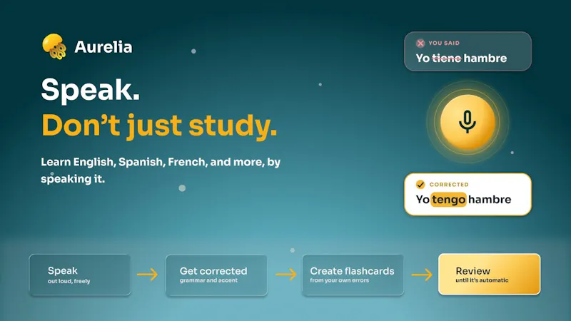  Aurelia: AI Language Tutor screenshot 1 (video preview)