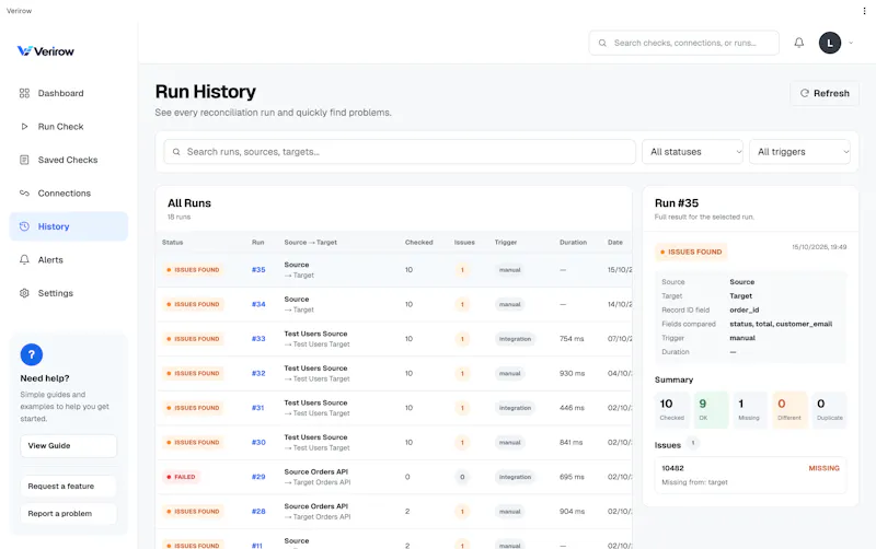 Verirow screenshot 7