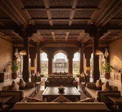 Modern Resort Elevation Design gallery image