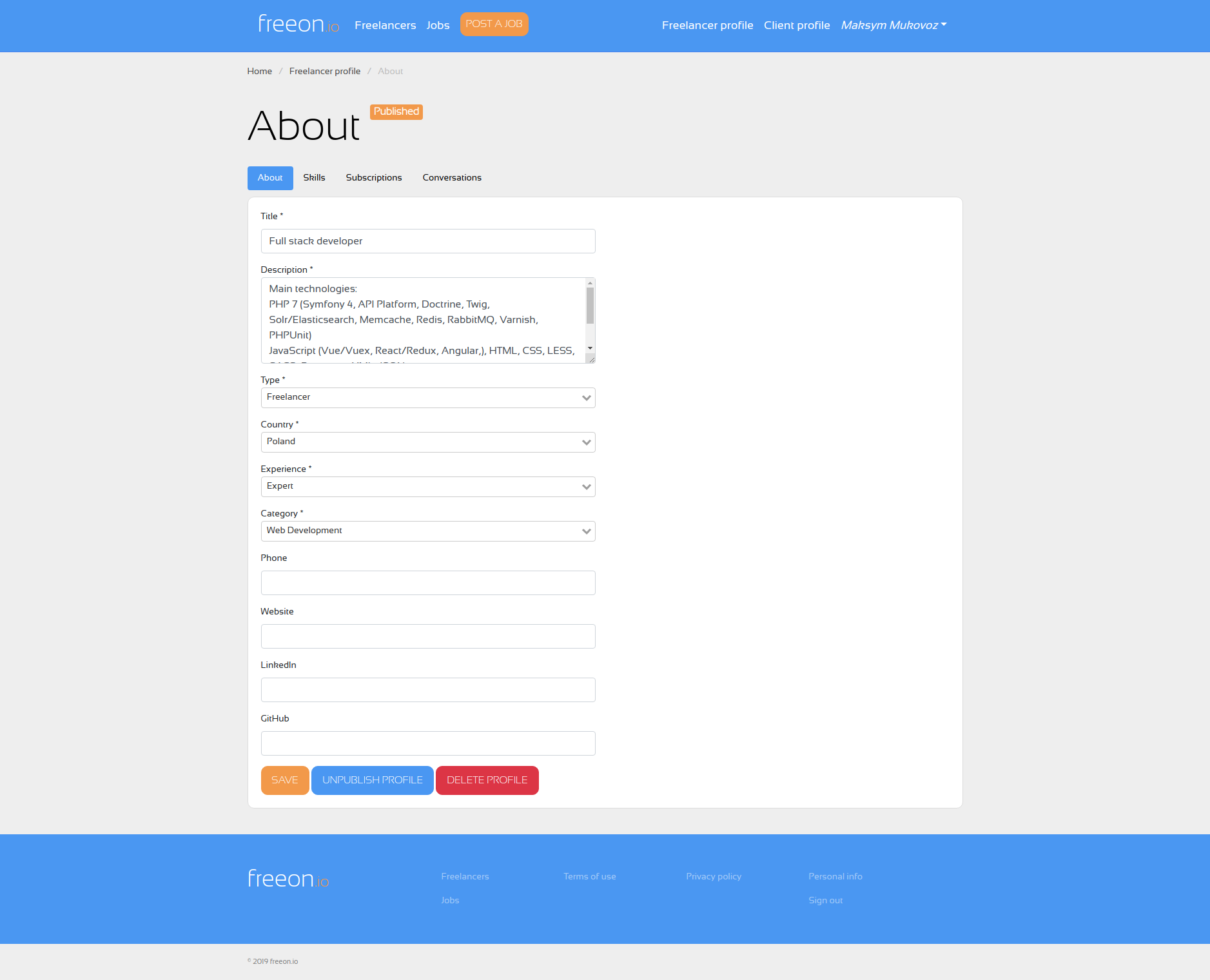 freeon.io gallery image